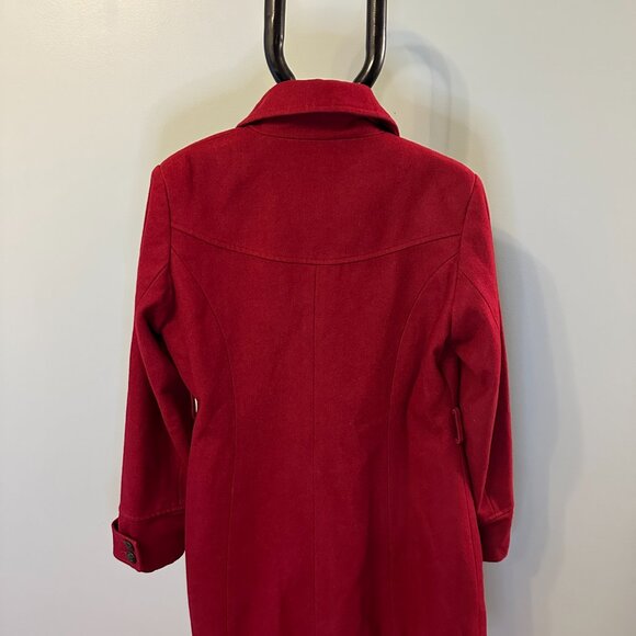 Cleo Ladies Red Button Front Jacket - Picture 7 of 7